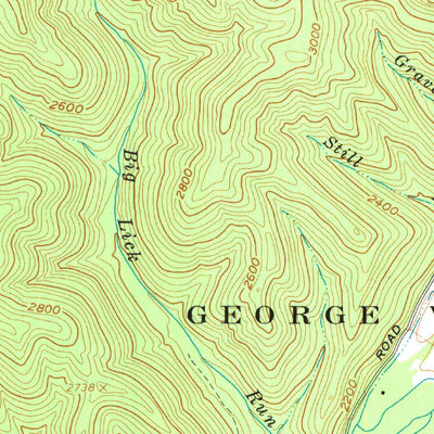United States Geological Survey Minnehaha Springs, WV-VA (1962, 24000-Scale) digital map