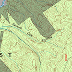 United States Geological Survey Minnehaha Springs, WV-VA (1995, 24000-Scale) digital map
