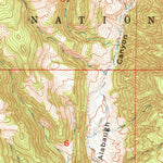 United States Geological Survey Minnekahta NE, SD (1951, 24000-Scale) digital map