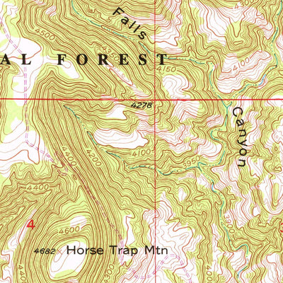 United States Geological Survey Minnekahta, SD (1950, 24000-Scale) digital map