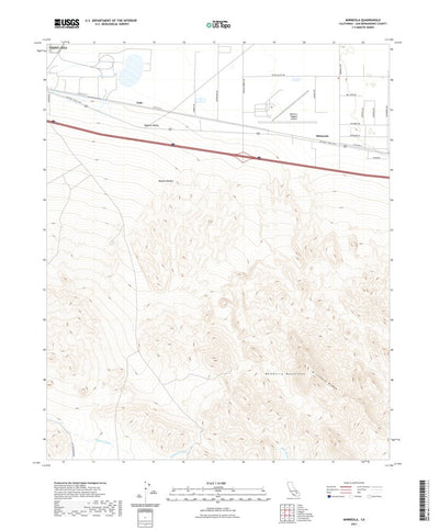 United States Geological Survey Minneola, CA (2021, 24000-Scale) digital map