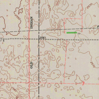 United States Geological Survey Minneola, KS (1967, 24000-Scale) digital map