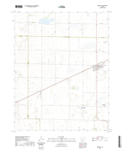United States Geological Survey Minneola, KS (2022, 24000-Scale) digital map