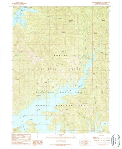 United States Geological Survey Minnesota Mountain, CA (1990, 24000-Scale) digital map
