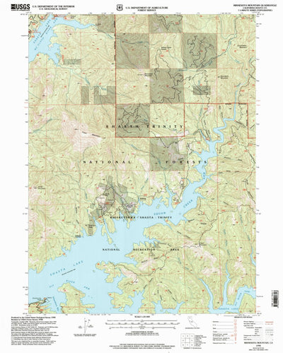 United States Geological Survey Minnesota Mountain, CA (1998, 24000-Scale) digital map
