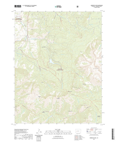 United States Geological Survey Minnesota Pass, CO (2022, 24000-Scale) digital map