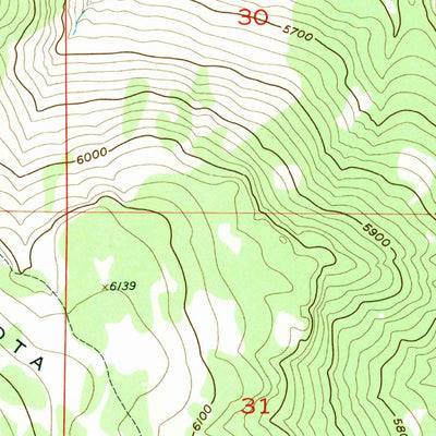 United States Geological Survey Minnesota Ridge, SD (1956, 24000-Scale) digital map