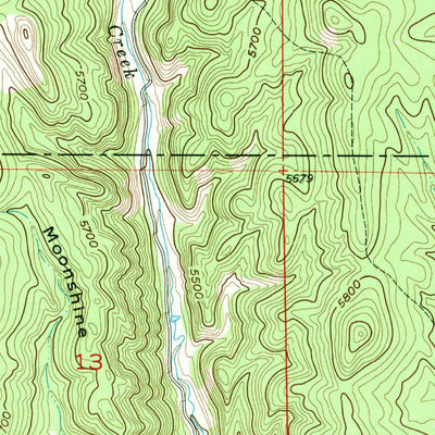 United States Geological Survey Minnesota Ridge, SD (1956, 24000-Scale) digital map