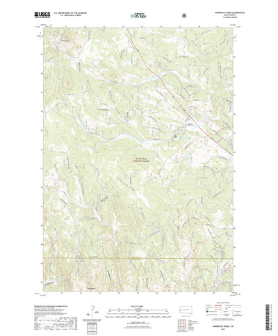 United States Geological Survey Minnesota Ridge, SD (2021, 24000-Scale) digital map