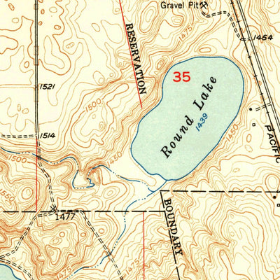 United States Geological Survey Minnewaukan East, ND (1951, 24000-Scale) digital map