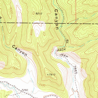 United States Geological Survey Minnie Maud Creek East, UT (1969, 24000-Scale) digital map