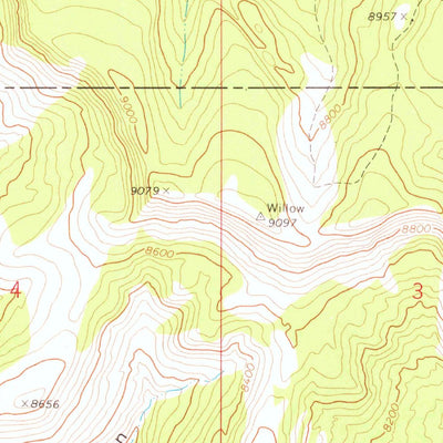 United States Geological Survey Minnie Maud Creek West, UT (1969, 24000-Scale) digital map