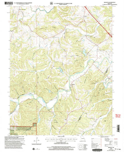 United States Geological Survey Minnith, MO (2000, 24000-Scale) digital map