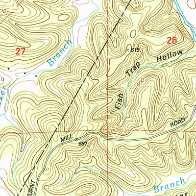 United States Geological Survey Minnith, MO (2000, 24000-Scale) digital map