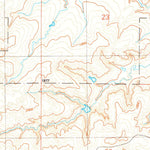 United States Geological Survey Minnow Creek, OK (1989, 24000-Scale) digital map