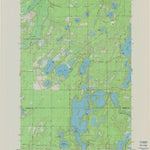 United States Geological Survey Minong Flowage, WI (1982, 24000-Scale) digital map