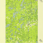 United States Geological Survey Minong, WI (1949, 48000-Scale) digital map