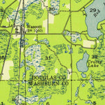 United States Geological Survey Minong, WI (1949, 48000-Scale) digital map