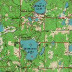 United States Geological Survey Minong, WI (1965, 62500-Scale) digital map