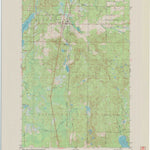 United States Geological Survey Minong, WI (1982, 24000-Scale) digital map