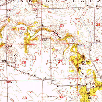 United States Geological Survey Minonk, IL (1955, 62500-Scale) digital map