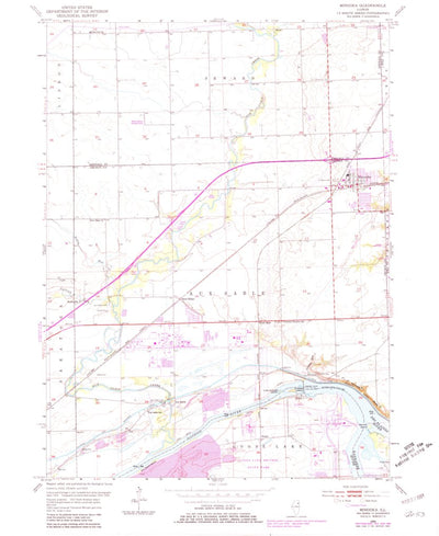 United States Geological Survey Minooka, IL (1954, 24000-Scale) digital map