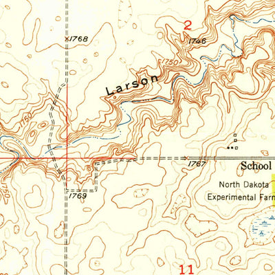 United States Geological Survey Minot, ND (1949, 24000-Scale) digital map
