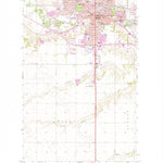 United States Geological Survey Minot, ND (1966, 24000-Scale) digital map