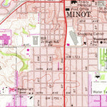 United States Geological Survey Minot, ND (1966, 24000-Scale) digital map