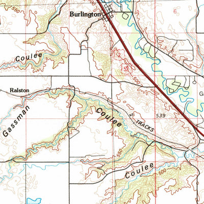 United States Geological Survey Minot, ND (1980, 100000-Scale) digital map