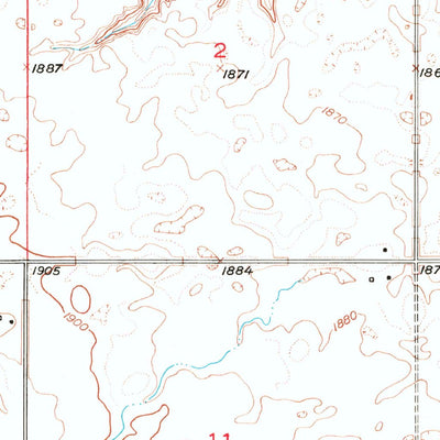 United States Geological Survey Minot NW, ND (1948, 24000-Scale) digital map