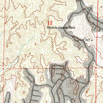 United States Geological Survey Mint Canyon, CA (1995, 24000-Scale) digital map