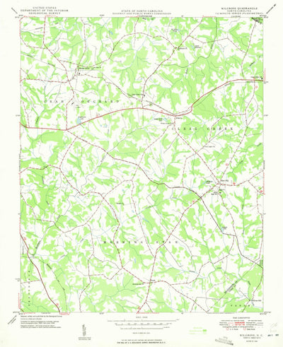 United States Geological Survey Mint Hill, NC (1949, 24000-Scale) digital map
