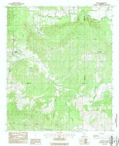 United States Geological Survey Minter, AL (1987, 24000-Scale) digital map