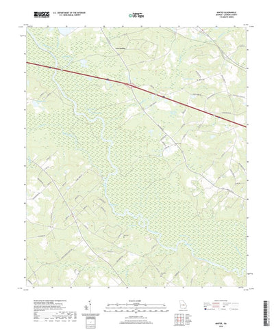 United States Geological Survey Minter, GA (2020, 24000-Scale) digital map