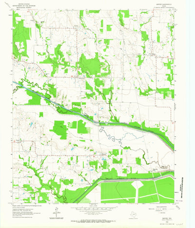 United States Geological Survey Minter, TX (1963, 24000-Scale) digital map