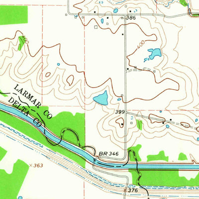 United States Geological Survey Minter, TX (1963, 24000-Scale) digital map