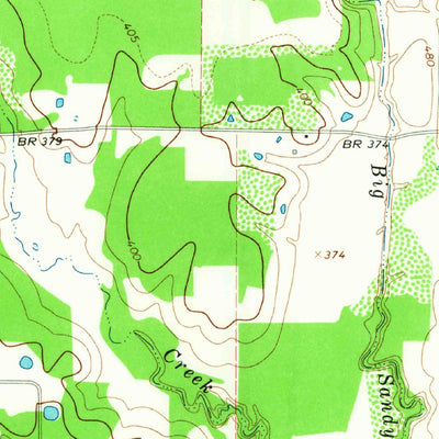 United States Geological Survey Minter, TX (1963, 24000-Scale) digital map