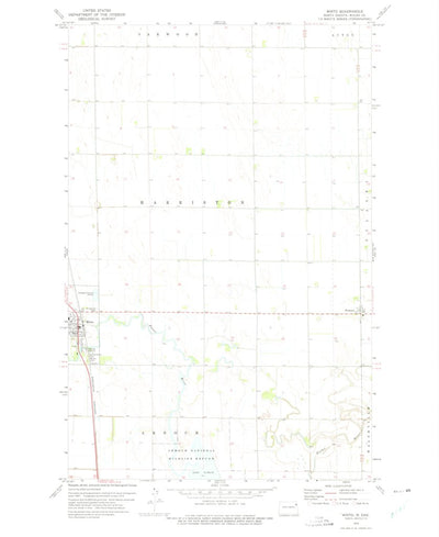 United States Geological Survey Minto, ND (1973, 24000-Scale) digital map