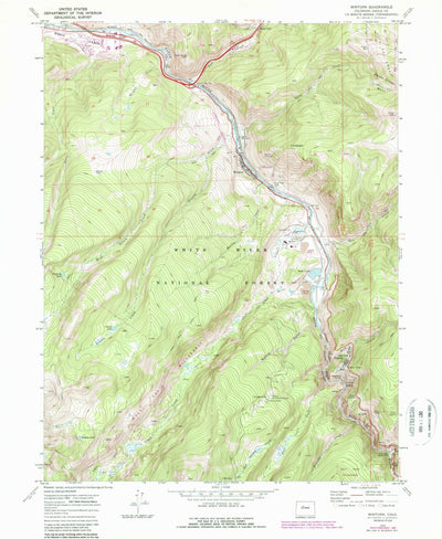 United States Geological Survey Minturn, CO (1970, 24000-Scale) digital map