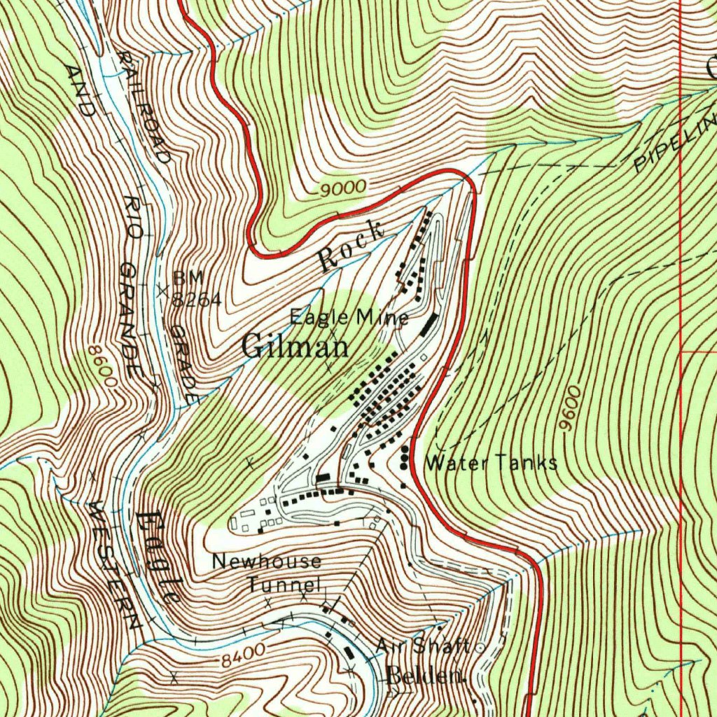 Minturn, CO (1970, 24000-Scale) Map by United States Geological Survey ...