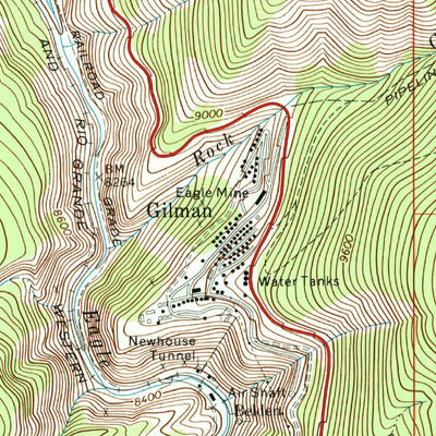 United States Geological Survey Minturn, CO (1970, 24000-Scale) digital map