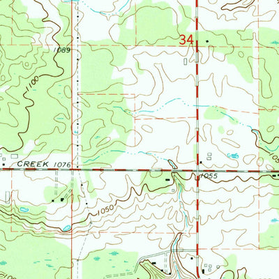 United States Geological Survey Mio, MI (1972, 24000-Scale) digital map