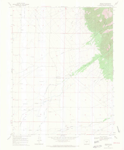 United States Geological Survey Mirage, CO (1968, 24000-Scale) digital map