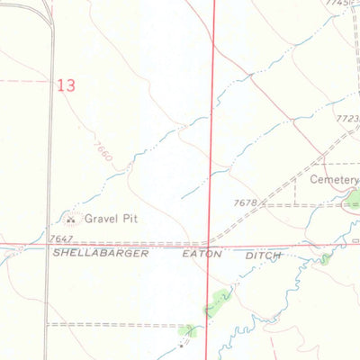 United States Geological Survey Mirage, CO (1968, 24000-Scale) digital map