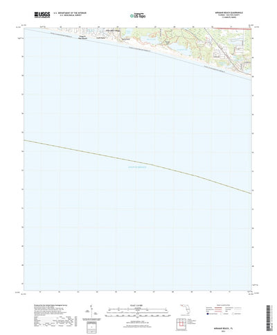United States Geological Survey Miramar Beach, FL (2021, 24000-Scale) digital map