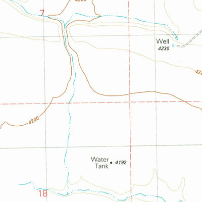 United States Geological Survey Miranda Flat, OR (1981, 24000-Scale) digital map