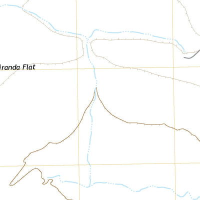 United States Geological Survey Miranda Flat, OR (2020, 24000-Scale) digital map