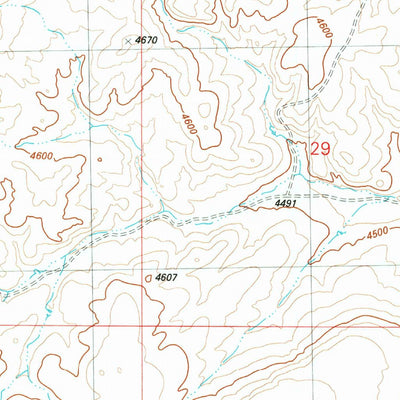 United States Geological Survey Miranda Flat SE, OR (1981, 24000-Scale) digital map