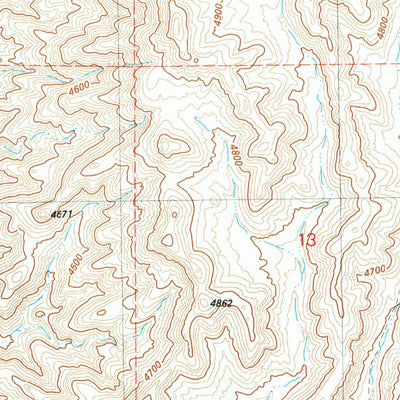 United States Geological Survey Miranda Flat SE, OR (1981, 24000-Scale) digital map